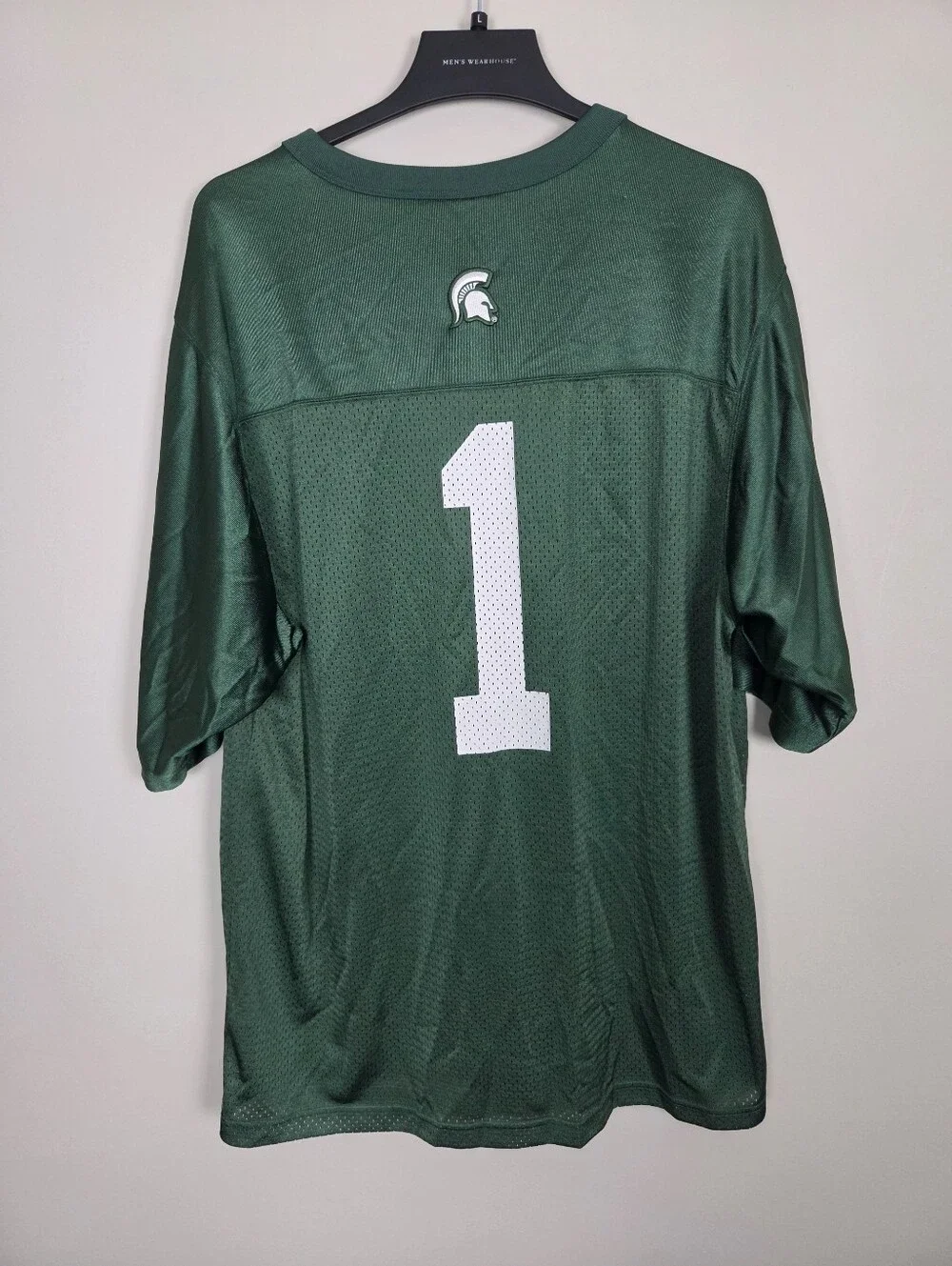 Nike Michigan State Spartans #1 Football Jersey Men's Size XL Green MSU College